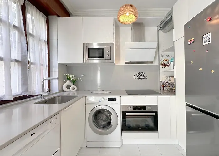 Apartment Con Jardin Y Parking En Santurce *